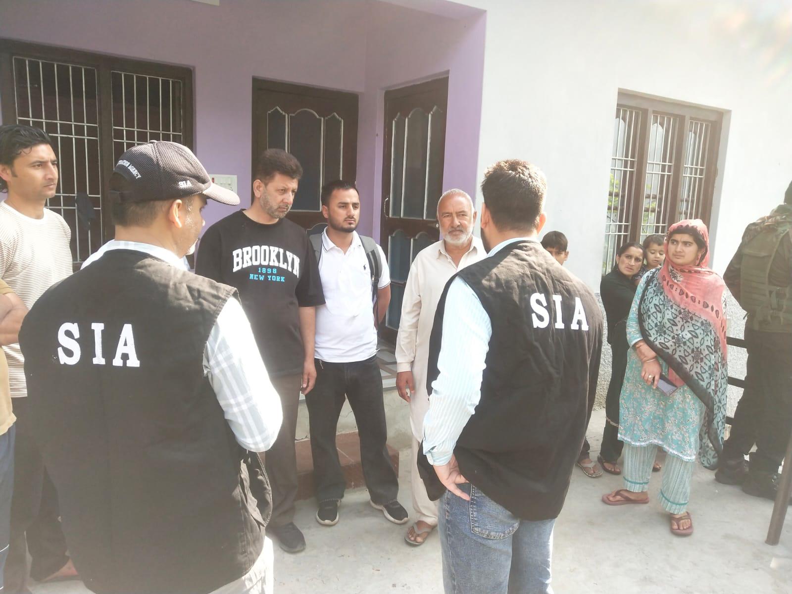 'SIA Jammu Strikes at Terror Sleeper Cells; Raids Conducted at 18 Locations Across Four Districts   ,    Incriminating Materials Seized in Major Counter-Terrorism Operation'